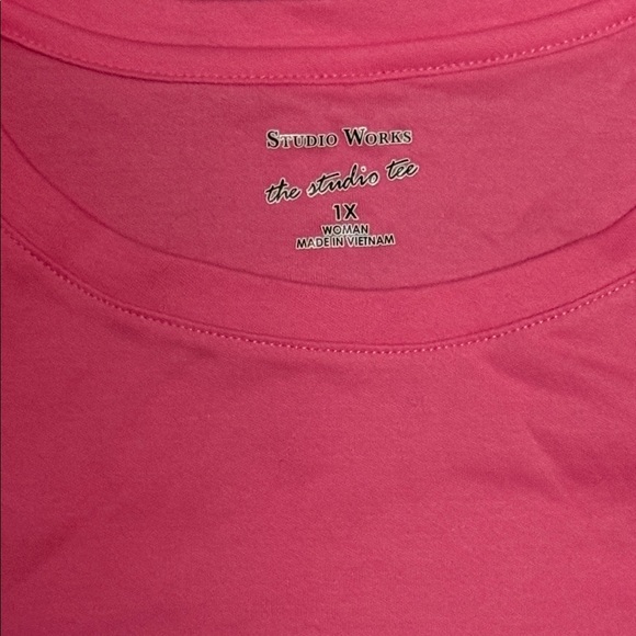 Studio Works Pink Short Sleeve Tee - Picture 2 of 5